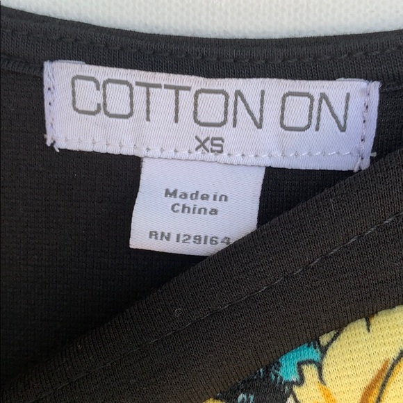 Cotton On Black Dress Size XS - Picture 4 of 6